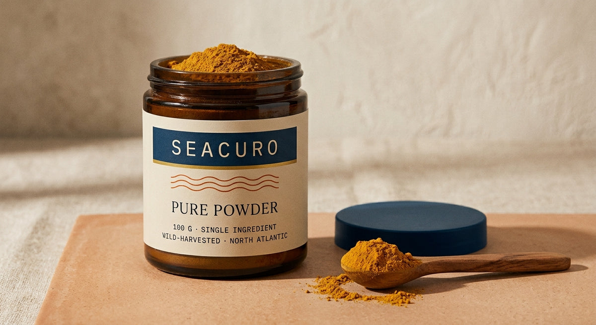 Seacuro Pure Powder — 100 g, North Atlantic Sea Cucumber Powder