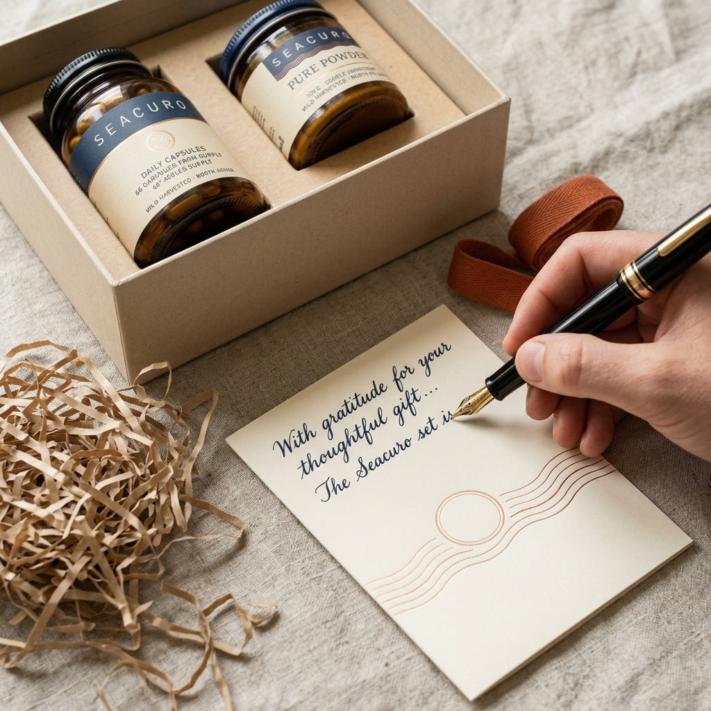 Seacuro Gift Set — Capsules & Powder, Boxed