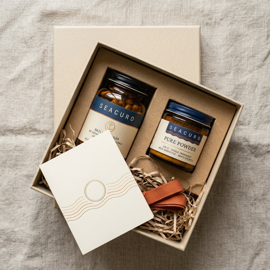 Seacuro Gift Set — Capsules & Powder, Boxed