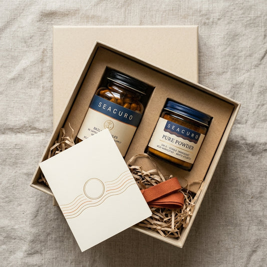 Seacuro Gift Set — Capsules & Powder, Boxed